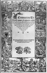 New Testament Title Page of a French Translation by Jacques Lefevre d