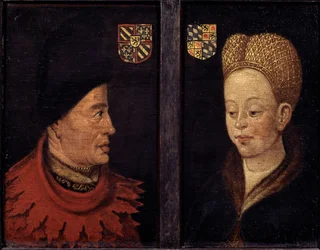 Portrait of John the Fearless and Margaretha of Bavaria