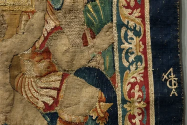 Tapestry Showing the Conquests of King Alfonso V of Portugal, Tournai (detail)