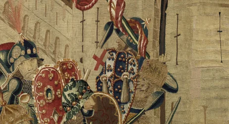 Tapestry showing the Conquests of King Alfonso V of Portugal (detail)
