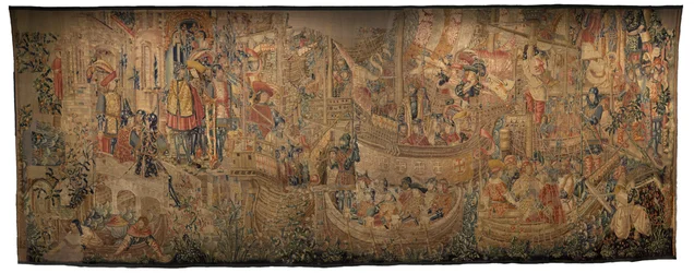 Tapestry Showing the Conquests of King Alfonso V of Portugal (detail)