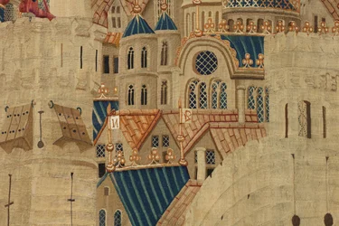Tapestry Showing the Conquests of King Alfonso V of Portugal, Tournai (detail)