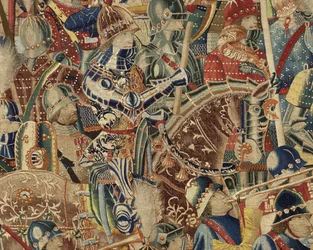 Tapestry showing the Conquests of King Alfonso V of Portugal
