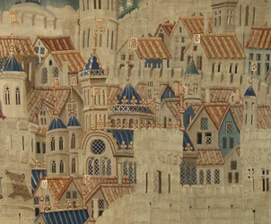 Tapestry showing the Conquests of King Alfonso V of Portugal