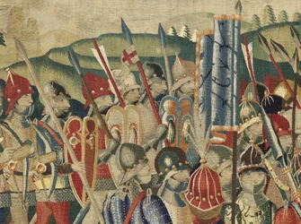 Tapestry showing the Conquests of King Alfonso V of Portugal
