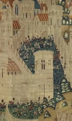 Tapestry showing the Conquests of King Alfonso V of Portugal