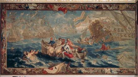 The Battle of La Hogue, May 1692, from The Military Science series, Workshop of Judocus de Vos