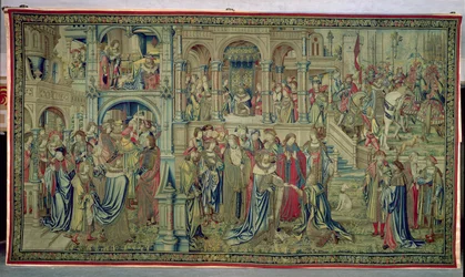 The Death of the Child and the King is Promised Victory, Tapestry of David and Bathsheba