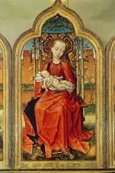 Triptych of Jean de Witte, Central Panel: Virgin and Child