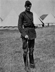 Lieutenant B.H. Barrington-Kennett, the first Adjutant of the RFC