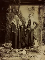 Album Damas et Baalbek: Syrian Couple in traditional clothes