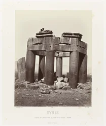 Man on the Qubba of Douris, Near Baalbek