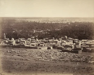 Panoramic view of Damascus, Syria, from Salahie