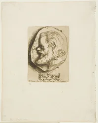 Profile Portrait of Charles Meryon