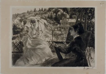The Terrace of the Villa Brancas