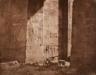 First Pylon - French Inscription Carved on the Eastern Embrasure at Point H, Island of Philae, 1851