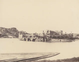 Ile de Fileh Philæ, General View Taken from the Southeast at Point B