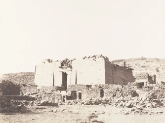 Kalabcheh Talmis, Ruins of the Temple - Facade and Enclosure Wall