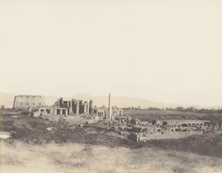 Karnak Thebes, General View of the Ruins Taken from the Southeast