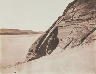 Large Speos - View taken from the Sand Slope Temple of Ramesses II, Abu Simbel