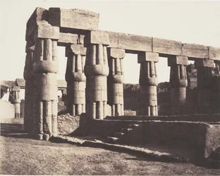 Luxor Thebes, Later Construction - Galleries - Parallels, 1851-52