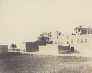 Syout, Arab Dwellings on the Banks of the Nile, 1851-52, printed 1853-54