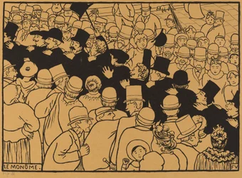 Le Monôme (Parading through the Streets in Single File)
