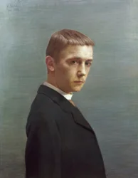 Self-portrait of Félix Vallotton at Twenty