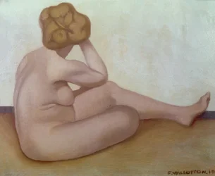 Sitting Nude Woman