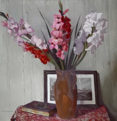 Still Life with Gladioli