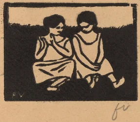 Two Girls in Chemises, 1893