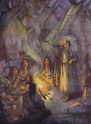 Redskins and Their Wigwams