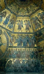 Mosaic on the Domed Ceiling of St Johns Baptistry, Florence