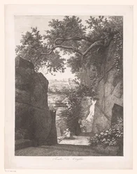 Man with Dog, Sitting by the Tomb of Virgil