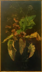 Anemones and Leaves