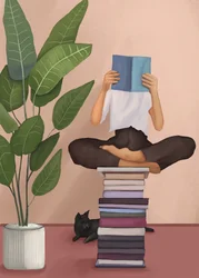 Cozy Reading Moment