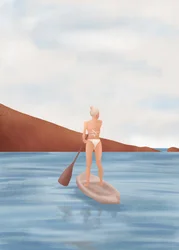 Peaceful Paddleboard Journey