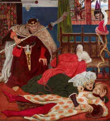 Death of Sir Tristram, c. 1864