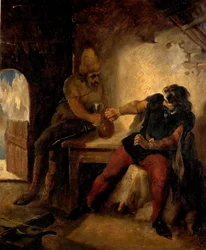 Manfred in the Chamois Hunters Hut