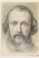 Portrait: Head Study of Daniel Casey (Full-Face)
