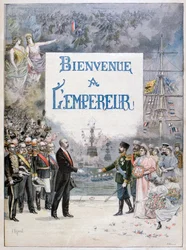 Nicholas II of Russia and Félix Faure, President of the French Republic