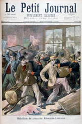 Rebellion of the Alsaciens-Lorrains conscripts, 1896
