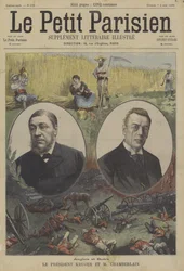 British and Boers: President Kruger of Transvaal and Joseph Chamberlain, British Secretary of State for the Colonies