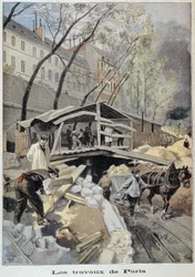 Construction Site in Paris - in 
