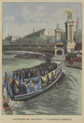 Opening of the 1900 Exposition Universelle in Paris: The Official Flotilla