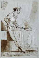 Servant with a Bedwarmer