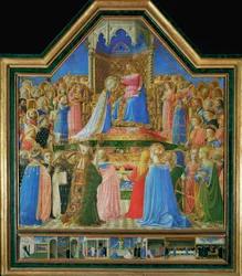 The coronation of the Virgin, painted for the Dominican …