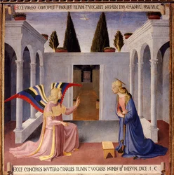 The Annunciation with the Dove of the Holy Spirit