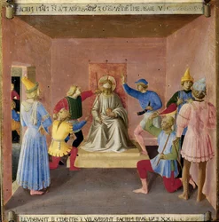 Jesus mocked by the soldiers
