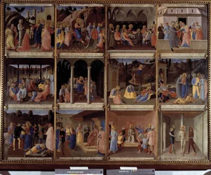 Scenes of the Life of Christ from the Cabinet of Sacred Vases or the Cabinet of the Ex-Voto of Silver of the Church Santissima Annunziata 1450-1453